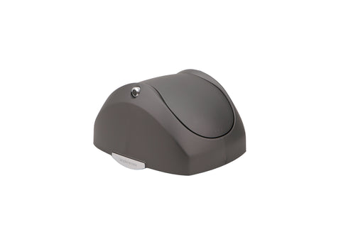 grey plastic swing lid