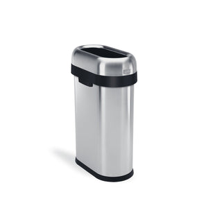 50 litre, slim open bin