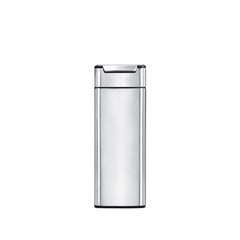 40 litre, slim touch-bar bin