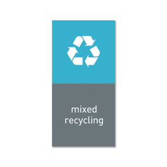 magnetic sorting label - mixed recycling - main image